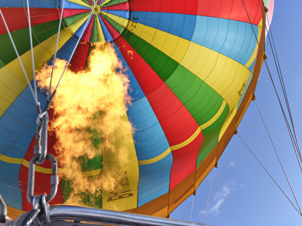 Reportage, Ballonfahrt