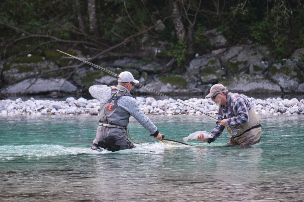 Reportage, Soča, Fliegenfischen