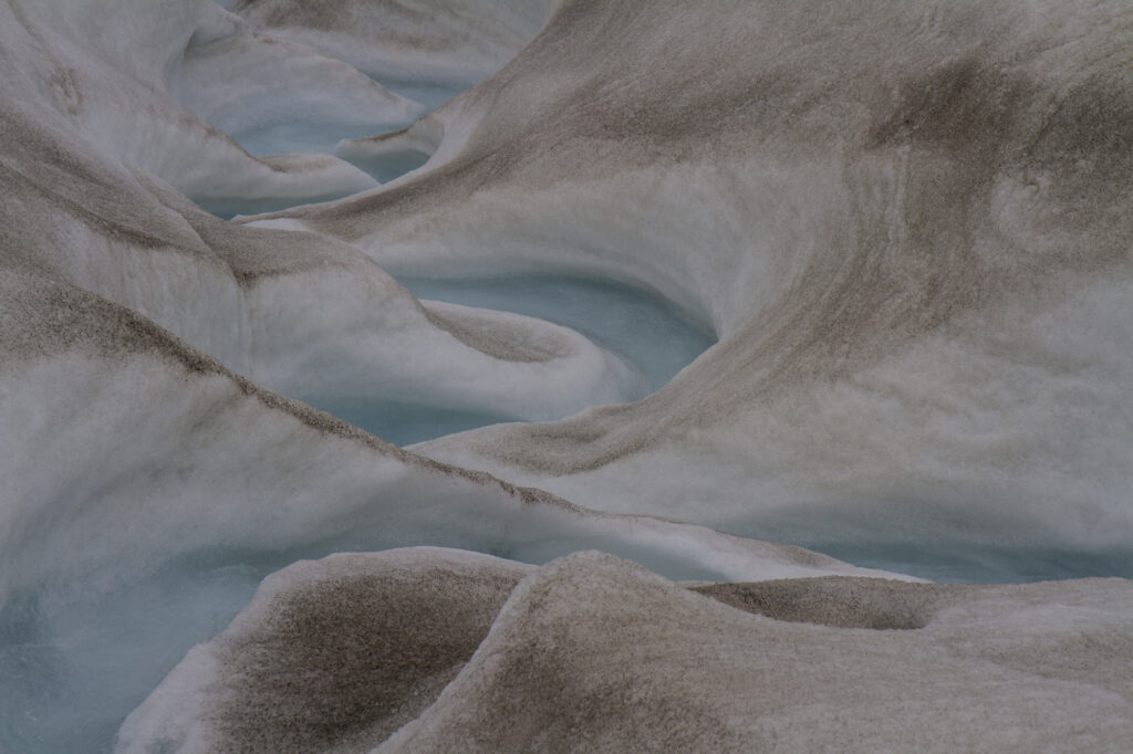 Reportage, Spitzbergen, Gletscherbach