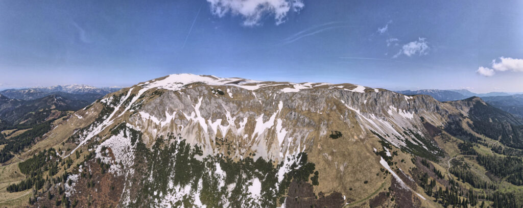 Reportage, Hohe Veitsch, Drohnenaufnahme
